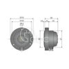 Czujnik poziomu membranowy SM-85, 250 V AC, CLM000016