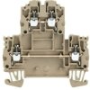 Multi level terminal block, screw connection, 0.5-4.0 mm², 24 A, 8 kV, dark beige, 1041600000