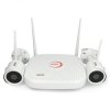 Zestaw do monitoringu bezprzewodowego WiFi - rejestrator + 2x kamera - Zamel ZMB-01