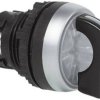 Przełącznik obrotowy BACO L21KG10, 23 mm, 22,3 mm, IP66, 1 x 45°