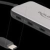 64261 USB 3.1 hub, 4 port, USB-C to 4x USB-C, 85 W