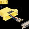 67101 Adapter D-Sub 25 Pin jack > RJ12 jack Mounting kit, yellow