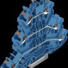 2202-3234 Three-tier feed-through terminal, dia. 0.25 - 2.5 mm, N/N/N