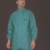 Kurtka odporna na działanie substancji chemicznych, rodzaj Męski, XL, PET, PVC, Zielony
