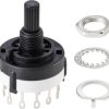 TRU COMPONENTS TC-9415596 SR26A4-2X6-18F20 Przełącznik obrotowy 250 V 150 mA 12 x 30 ° 1 szt.