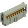 Socket header, 20 pole, pitch 2.54 mm, straight, gray, PV 20 G