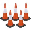 Sealey TFC05 Traffic Cone 75cm - Pack of 5