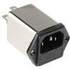 Filtr wejściowy złącza IEC2 6A IEC/EN 60939 Schaffner Montaż na panelu 5 x 20mm