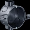 1056-62 One-gang box for nailing, with device screws, depth 42 mm