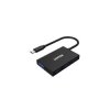 HUB USB-C 3.1 4xUSB UNITEK H1301A 10Gbps PRO czarny