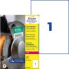 L7917-40 Film labels, extremely resistant, 210 x 297 mm, 40 pieces, white