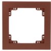 Deco Ramka Pojedyncza Brązowy Metalik 9Dr-1