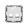 Płytka centralna SYSTIMAX kat. 5e/6 UTP, biała, Sedna Design i Elements SDD111443C