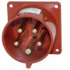 Wtyczka odbiornikowa CEE 32A/5p 6h IP44 gniazdo odbiornikowe tablicowa MENNEKES 1409