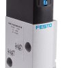 Pneumatyczny zawór elektromagnetyczny Festo 5/2 G Cewka/sprężyna 8 bar 5 portowy VSNC 24V dc