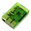 Obudowa Raspberry Pi Model 3B+/3B/2B - zielona z dostępem GPIO