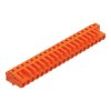 WAGO Listwa stykowa PCB 232 20 -pinowe 1-rzędowe raster: 5.08 mm Do montażu na płytce drukowanej THT żeńskie Lutowie