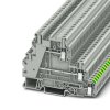 Listwa zaciskowa modułowa z uziemieniem Phoenix Contact poziomy: 1 26 → 10AWGŚruba UT 4-PE/L/L 500 V