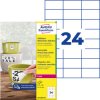 L4718REV-20 Film labels, water-resistant, rectangular, 70 x 37 mm, 480 piece