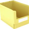 BITO Lagertechnik 102660 Skrzynka magazynowa nadaje się na żywność (D x S x W) 500 x 315 x 300 mm żółty 4 szt.