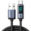 Kabel USB/USB-C 1,2m JAYROOM Z wyświetlaczem LED S-AC066A16