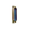 23-pin D-Sub Connector Male (Blue/Brass)