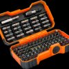 Bit kit, different sizes, Phillips/Pozidriv/slotted/hexagon/TORX Tamper/Robertson, 59/S100BC