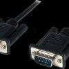SCNM9FM1MBK 1m Black DB9 RS232 Null Modem Cable F/M