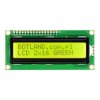 Wyświetlacz LCD 2x16 znaków - zielony - justPi