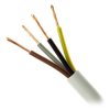 Przewód OWY 4x0,75mm2 H05VV-F 4G Okrągły, biały