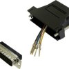 Adapter BKL Electronic 10121134 złącze męskie D-SUB 25-pin - złącze żeńskie RJ45