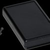 ABS device enclosure, (L x W x H) 112 x 66 x 21 mm, black (RAL 9005), IP54, 1593TBK
