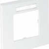 Ramka okładki 1x 84x84mm rws OBO Bettermann, 6119338, biały, (S x W) 84 mm x 84 mm