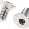Śruba imbusowa M10 długość 30mm Gniazdo sześciokątne stożkowe Stal nierdzewna RS PRO