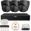 Zestaw Monitoringu Ip 3X Kamera Bcs-P-Eip28fwr3-Ai2-G + Rejestrator 1Tb
