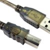 Kabel USB Złącze A USB A Złącze B USB B dł. 15m Kabel wzmacniający i przedłużający USB USB 2.0 kolor: Bezbarwny