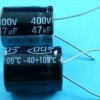 47uF/400V 100SZT 16x27 105° SC ELKO
