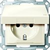 Gniazdo wtykowe SCHUKO z klapką i przesłoną, IP44, b.śrub., B, P, Sys M MTN2314-0344