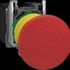 XB5AT845 Emergency stop button, red, 22 mm, latching, strain relief, 1S