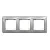 Ramka 3-krotna, srebrne aluminium, Sedna Design SDD313803