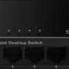 SW5000M Switch, 5-port, Gigabit Ethernet, metal chassis