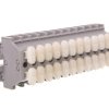 Listwa zaciskowa 2-przewodowa 2,5mm2 12-torowa szara mocowanie śrubowe 261-432/341-000 /25szt./