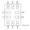 USB 2.0 480 Mbps 2:1/1:2 multiplexer/demultiplexer switch with 1.2V control IO