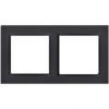 Ramka podwójna SIMON 10 czarna matowa Kontakt Simon CR2/49