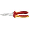 KNIPEX 13 96 200 T Pliers for Electrical Installation VDE Insulated Tether 200mm