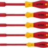 VDE screwdriver kit, 5.5 mm, 7 mm, 8 mm, 10 mm, 13 mm, hexagon, BL 125 mm, 322K5