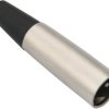 XLR-3W Wtyk mikrofonowy XLR na przewód metal