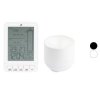 Stacja pogodowa bezprzewodowa AURIOL z zegarem radiowym i pomiarem opadów deszczu / 365824