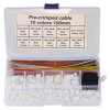 Zestaw złączek męskich MX1.25mm 2/3/4/5/6/7/8/9/10P z końcówkami na kablu do Pixhawk APM2.8 męski wtyk elektroniczny