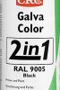 Środek przeciw rdzy i antykorozyjny, GALVACOLOR 9005, Czarny, 500 ml, Puszka, Ochrona przed korozją